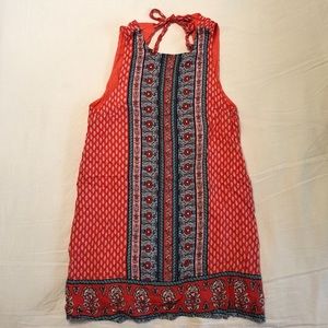 Summer floral shift dress